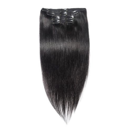 10 Stück 120 g Clip-In-Extensions für glattes Haar